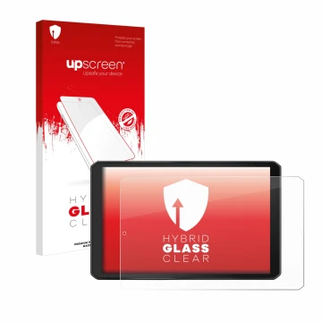 Front side of a product packaging with the brand logo upscreen. Next to it is the device Garmin Camper 895 shown with the corr
