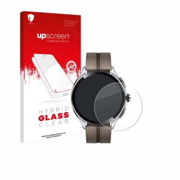 Front side of a product packaging with the brand logo upscreen. Next to it is the device Xiaomi Watch 2 Pro shown with the cor