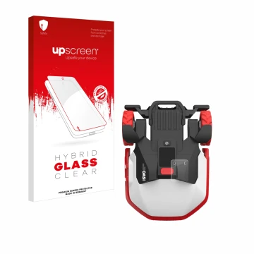 Front side of a product packaging with the brand logo upscreen. Next to it is the device Kress Mission Mega 3000 KR133E shown 