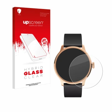 Front side of a product packaging with the brand logo upscreen. Next to it is the device Withings ScanWatch Light shown with t
