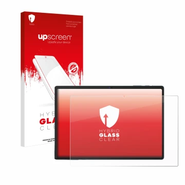 Front side of a product packaging with the brand logo upscreen. Next to it is the device Oukitel OKT3 shown with the correspon