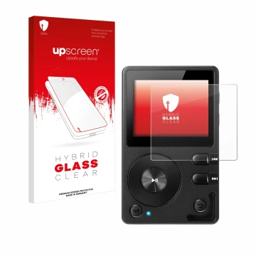 Front side of a product packaging with the brand logo upscreen. Next to it is the device Hifi Walker H2 shown with the corresp