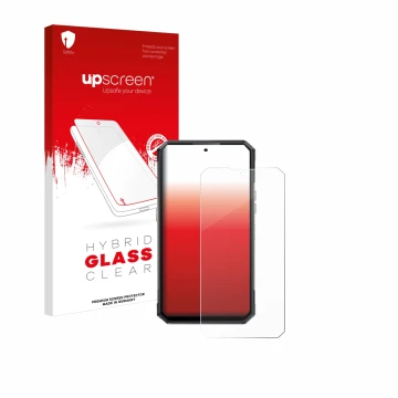 Front side of a product packaging with the brand logo upscreen. Next to it is the device Oukitel WP30 Pro shown with the corre