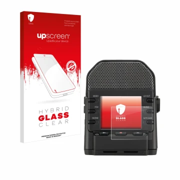 Front side of a product packaging with the brand logo upscreen. Next to it is the device Zoom Q2n-4K shown with the correspond