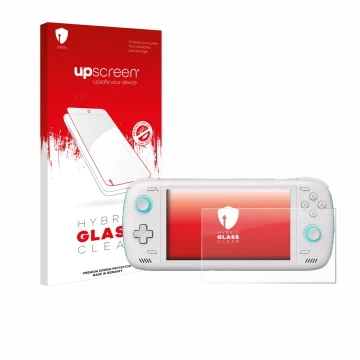 Front side of a product packaging with the brand logo upscreen. Next to it is the device AYN Odin 2 shown with the correspondi