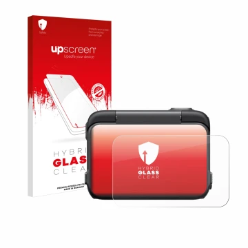 Front side of a product packaging with the brand logo upscreen. Next to it is the device Insta360 Ace Pro shown with the corre