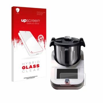 Front side of a product packaging with the brand logo upscreen. Next to it is the device Ufesa TotalChef RK7 shown with the co