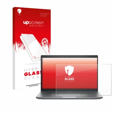Front side of a product packaging with the brand logo upscreen. Next to it is the device Dell Precision 3480 shown with the co