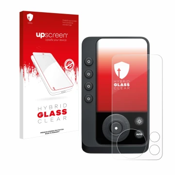 Front side of a product packaging with the brand logo upscreen. Next to it is the device Profoto Connect Pro shown with the co