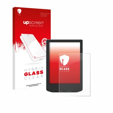 Front side of a product packaging with the brand logo upscreen. Next to it is the device Vivlio Light shown with the correspon