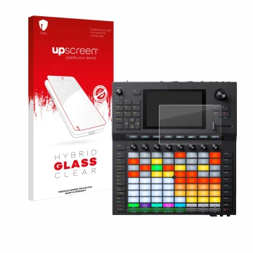 Front side of a product packaging with the brand logo upscreen. Next to it is the device Akai Force shown with the correspondi
