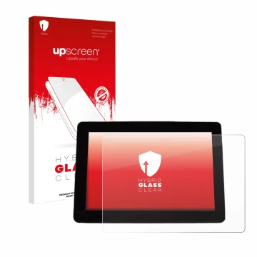 Front side of a product packaging with the brand logo upscreen. Next to it is the device Trimble XCN 1050 shown with the corre