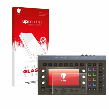 Front side of a product packaging with the brand logo upscreen. Next to it is the device Waldorf Iridium Core shown with the c
