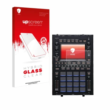 Front side of a product packaging with the brand logo upscreen. Next to it is the device KORG KAOSS Replay shown with the corr