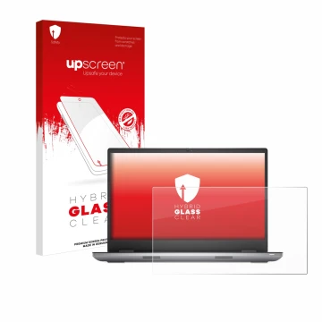Front side of a product packaging with the brand logo upscreen. Next to it is the device Dell Precision 7780 shown with the co