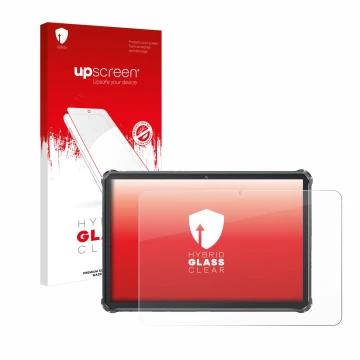 Front side of a product packaging with the brand logo upscreen. Next to it is the device Oukitel RT8 shown with the correspond