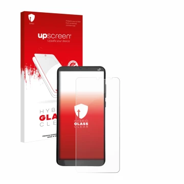 Front side of a product packaging with the brand logo upscreen. Next to it is the device Brondi Amico XL shown with the corres