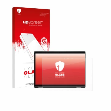 Front side of a product packaging with the brand logo upscreen. Next to it is the device Dell Latitude 7440 2-in-1 shown with 