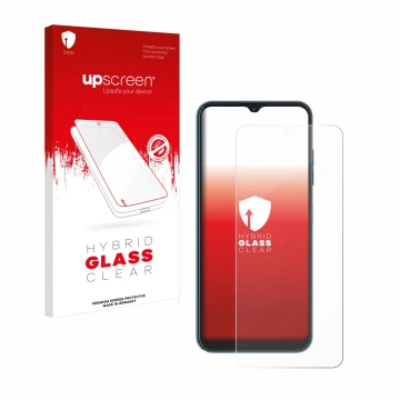 Front side of a product packaging with the brand logo upscreen. Next to it is the device Hotwav Note 13 shown with the corresp