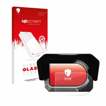 Front side of a product packaging with the brand logo upscreen. Next to it is the device Kymco CV3 shown with the correspondin