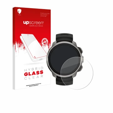 Front side of a product packaging with the brand logo upscreen. Next to it is the device Suunto Ocean shown with the correspon