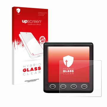 Front side of a product packaging with the brand logo upscreen. Next to it is the device Nasa Marine Instruments Clipper Duet 