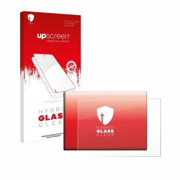 Front side of a product packaging with the brand logo upscreen. Next to it is the device G-STORY 10.1
