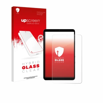 Front side of a product packaging with the brand logo upscreen. Next to it is the device Alldocube iPlay 60 Mini Pro shown wit