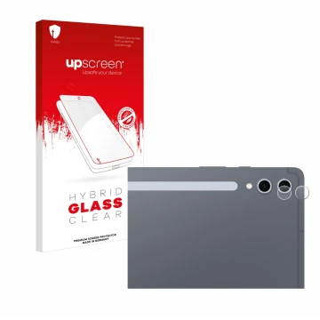 Front side of a product packaging with the brand logo upscreen. Next to it is the device Samsung Galaxy Tab S10 Ultra WiFi (ON