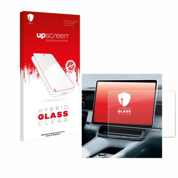 Front side of a product packaging with the brand logo upscreen. Next to it is the device Polestar 4 2025 shown with the corres