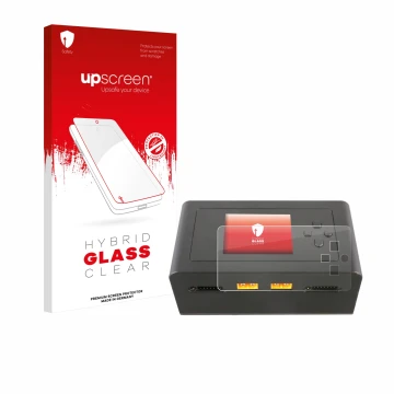 Front side of a product packaging with the brand logo upscreen. Next to it is the device Gens Ace IMARS D300 shown with the co