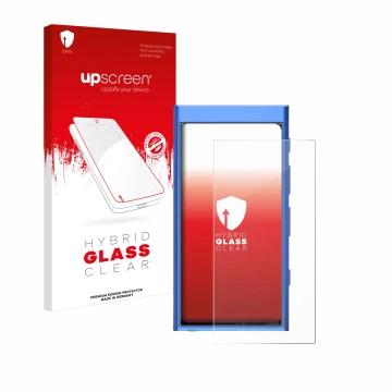 Front side of a product packaging with the brand logo upscreen. Next to it is the device Hiby Digital M300 shown with the corr