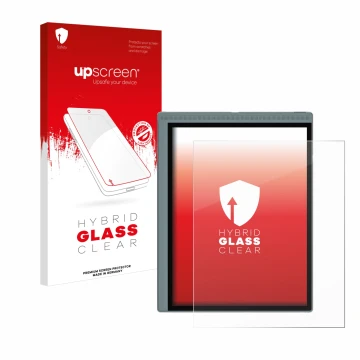 Front side of a product packaging with the brand logo upscreen. Next to it is the device Bigme B1051C shown with the correspon