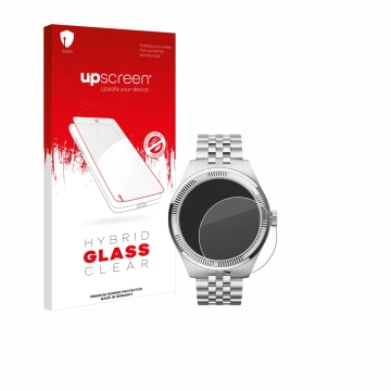 Front side of a product packaging with the brand logo upscreen. Next to it is the device Withings ScanWatch Nova Brilliant (39