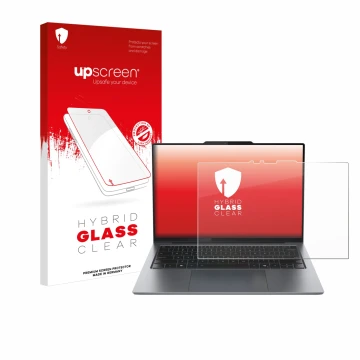 Front side of a product packaging with the brand logo upscreen. Next to it is the device Lenovo ThinkPad X9 15 Aura Edition 15