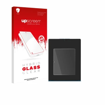 Front side of a product packaging with the brand logo upscreen. Next to it is the device Lenovo Yoga Slim 9i Gen 10 14