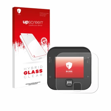 Front side of a product packaging with the brand logo upscreen. Next to it is the device ISDT Q6 Retro shown with the correspo