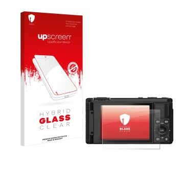 Front side of a product packaging with the brand logo upscreen. Next to it is the device Yashica City 200 shown with the corre