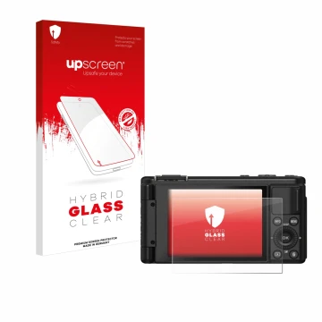 Front side of a product packaging with the brand logo upscreen. Next to it is the device Yashica City 100 shown with the corre