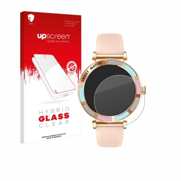 Front side of a product packaging with the brand logo upscreen. Next to it is the device Braidol Smartwatch 1.27