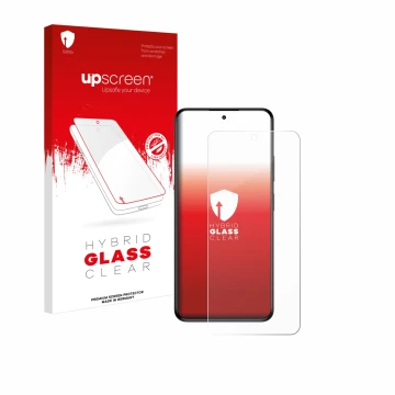 Front side of a product packaging with the brand logo upscreen. Next to it is the device myPhone N23 Plus shown with the corre