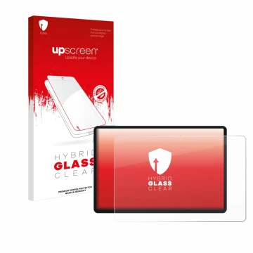 Front side of a product packaging with the brand logo upscreen. Next to it is the device Teclast P50 AI shown with the corresp
