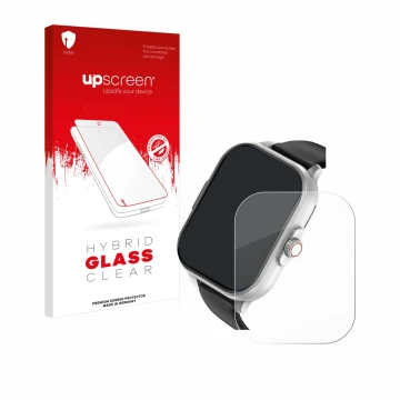 Front side of a product packaging with the brand logo upscreen. Next to it is the device YYKY E02 2.01
