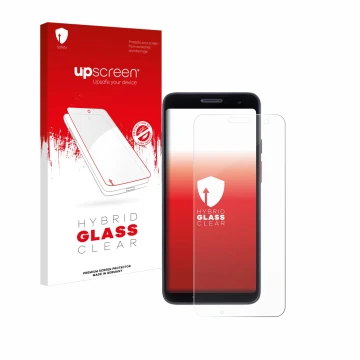 Front side of a product packaging with the brand logo upscreen. Next to it is the device Honeywell CT37 shown with the corresp