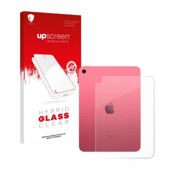 Front side of a product packaging with the brand logo upscreen. Next to it is the device Apple iPad A16 11