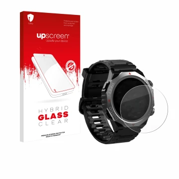 Front side of a product packaging with the brand logo upscreen. Next to it is the device Atheewon S10 1.39