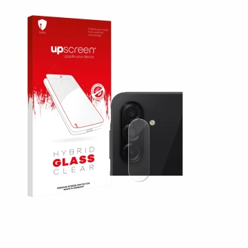 Front side of a product packaging with the brand logo upscreen. Next to it is the device Samsung Galaxy A26 5G Enterprise Edit