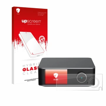 Front side of a product packaging with the brand logo upscreen. Next to it is the device WiiM Ultra shown with the correspondi