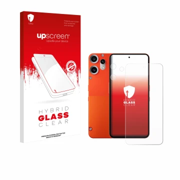Front side of a product packaging with the brand logo upscreen. Next to it is the device Nothing CMF Phone 2 Pro (Front+Camera