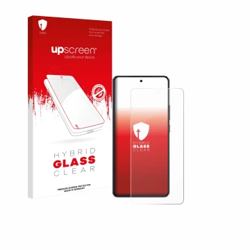 Front side of a product packaging with the brand logo upscreen. Next to it is the device realme GT 7 shown with the correspond